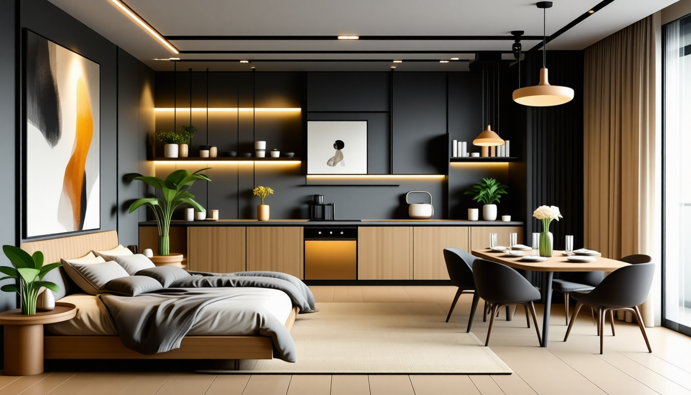 découvrez comment aménager et diviser intelligemment un studio de 9 m² en une colocation de luxe, optimisant chaque espace pour allier confort, élégance et fonctionnalité dans un petit logement.