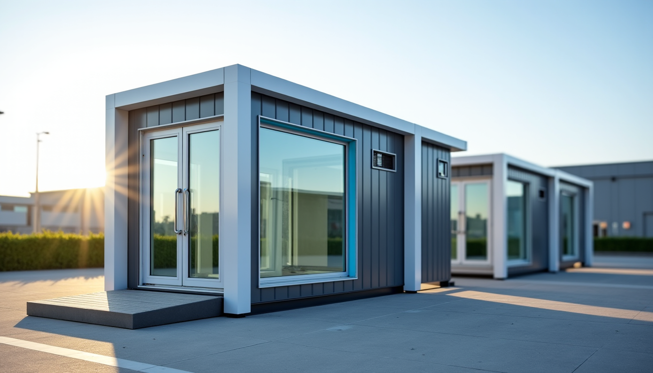 Illustration : ttoyage solution clé en main, réduction de la — base vie modulaire en location : une solution pour les besoins temporaires d’espace ?